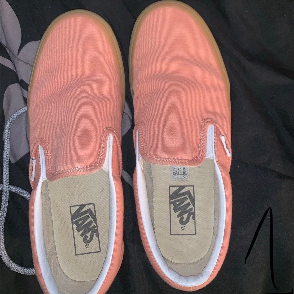Salmon Slip on Vans